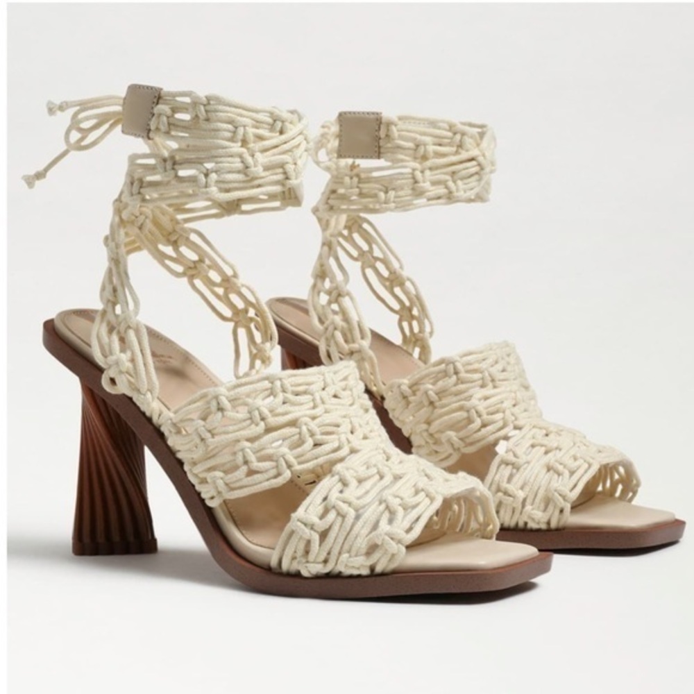 NEW Sam Edelman Anthropologie Harleigh ankle wrap heel